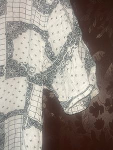 Patterned Short Sleeve Shirt