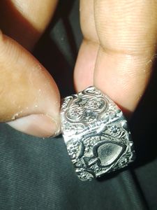 Royal Designed Ring With Silver And Steel