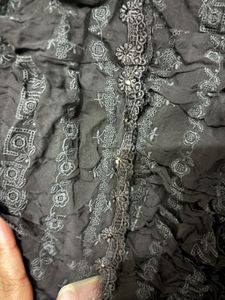 Vintage Black Lace Skirt