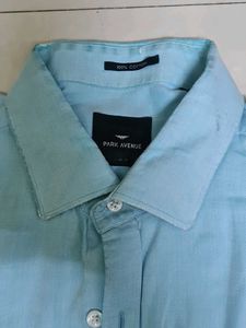 Park Avenue Blue Men&#39;s Formal Shirt