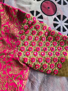 Pink &amp; Gold Blouse