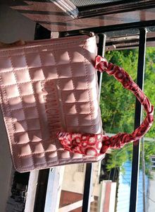 Pink Quilted Handbag