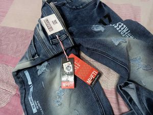 Mufti Distressed Jeans