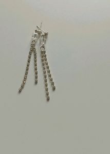 Stylish Diamond Chain Earrings