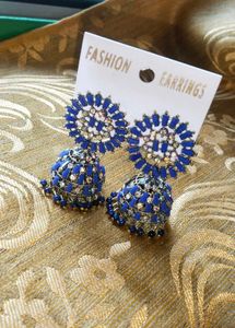 Blue Jhumka
