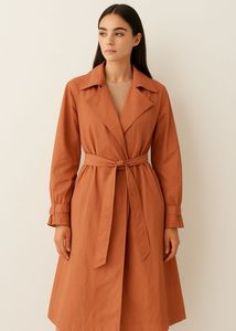 Peach Long Coat- Lightweight