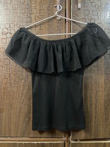 Set Of Long Skirt And Off-Shoulder Top