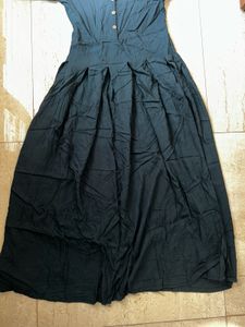 Elegant Teal Ethnic Gown