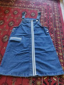 Denim Pinafore Dress