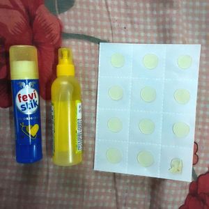 Combo Set Of 1Fevigum,1Fevistick&amp;12 Pcs Glue Drops