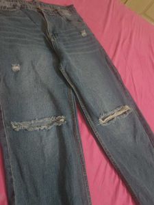 Knee Cut Jeans For Women