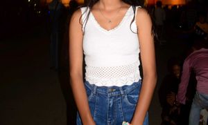 Womens White Crop Top .
