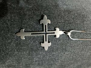 Silver Cross Pendant Necklace