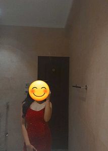 Red Sequin Party Dress