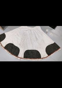 Ethnic White Chaniya with Embroidery