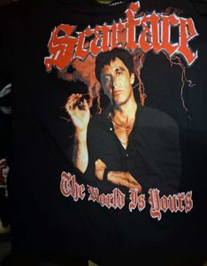 Scarface Graphic T-Shirt, Punk/Y2k/Goth/Emo