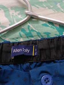 Blue Patterned Boys Pants