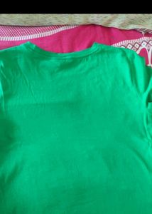 Green H&amp;M Basic T-Shirt
