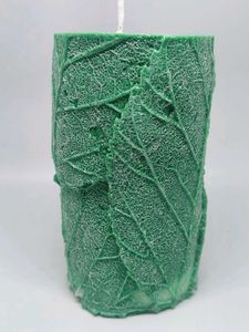 Leaf Embossed Candle