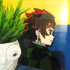 Sale ❣️ Tanjiro Kamado Glass Painting