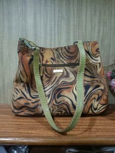 Imported Reversible stylish Green Handbag
