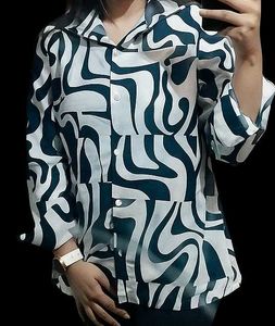 Abstract Print Button-Down