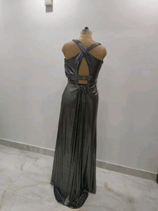 Elegant Silver Gown
