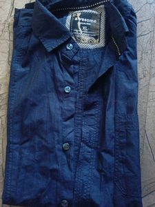 Blue Formal Half Selve Shirt