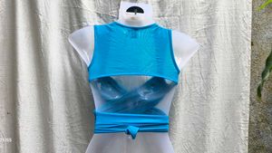 SEXIEST BLUE CROP TOP