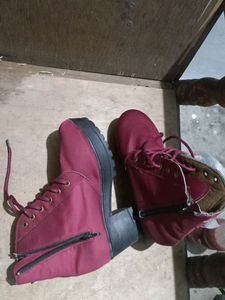 boots, footwear, heel