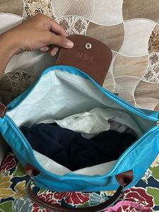 Blue Handbag