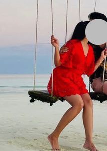 iki chic Red Short Romper