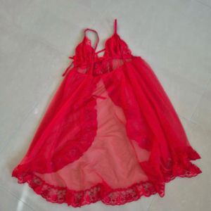 Red Lace Lingerie Set
