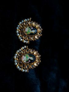 Elegant Indian Art Earrings
