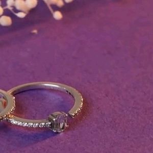 Giva 925 Silver Zircon Stone Ring