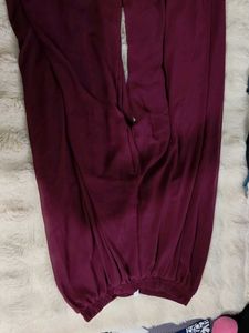 Burgundy Sharara