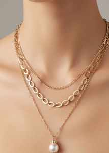 Three Layered Pearl Necklace