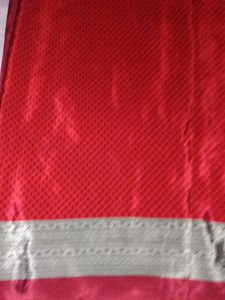 School Uniform Red Saree