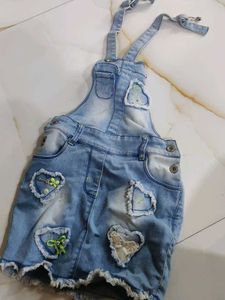 Kids Skirt Dungree With Gallace