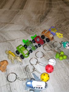 Kinder Joy Toys  And Keychain Combo For Kids
