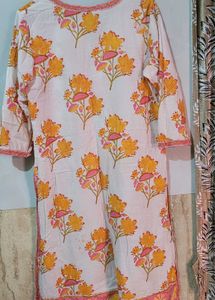 Floral Print Kurta