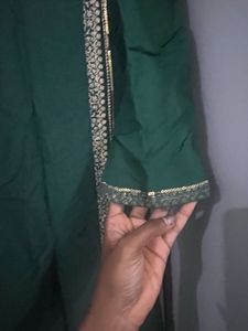 Green Embroidered Kurti