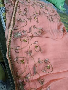 Pure Ciffon Saree Absolutely New