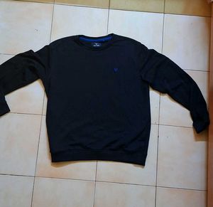Allen Solly Black Crew Neck Pullover