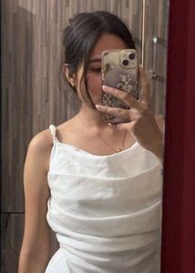 White Shimmer Dress