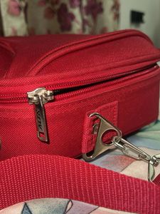 ALFA Maroon Vanity Box For Womens