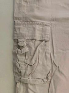 Beige Cargo Pants
