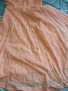 Gown Suit With Dupatta