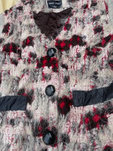Y2K Slim Fit Woolen Coat