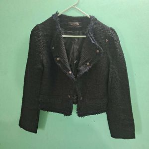 Tweed crop coat